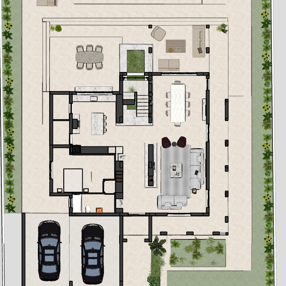 Ground floor source-model plan